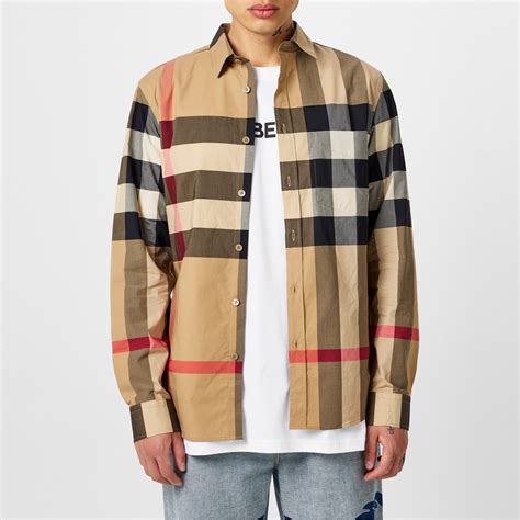 burberry long sleeve shirts for men|Burberry long sleeve button up.